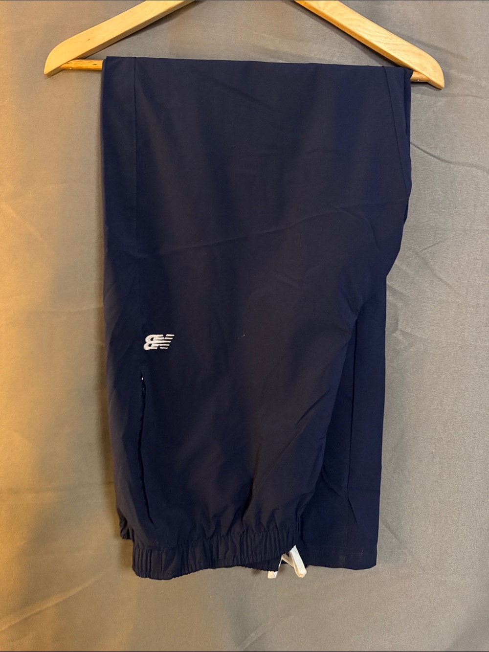 New Balance Mens Navy Athletic pants with Logo